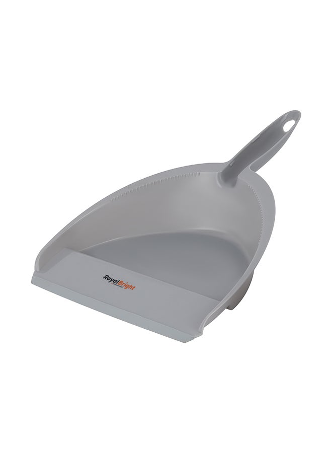 Royalford Dustpan and Brush- RF12840/ with Small and Compact Design, 23 cm Brush, Comfortable Grip/ Multi-Purpose Cleaning Tool Perfect for Home, Kitchen, Office, Hospital Use/ Highly Durable and Elegant Design/ White and grey - Image 2